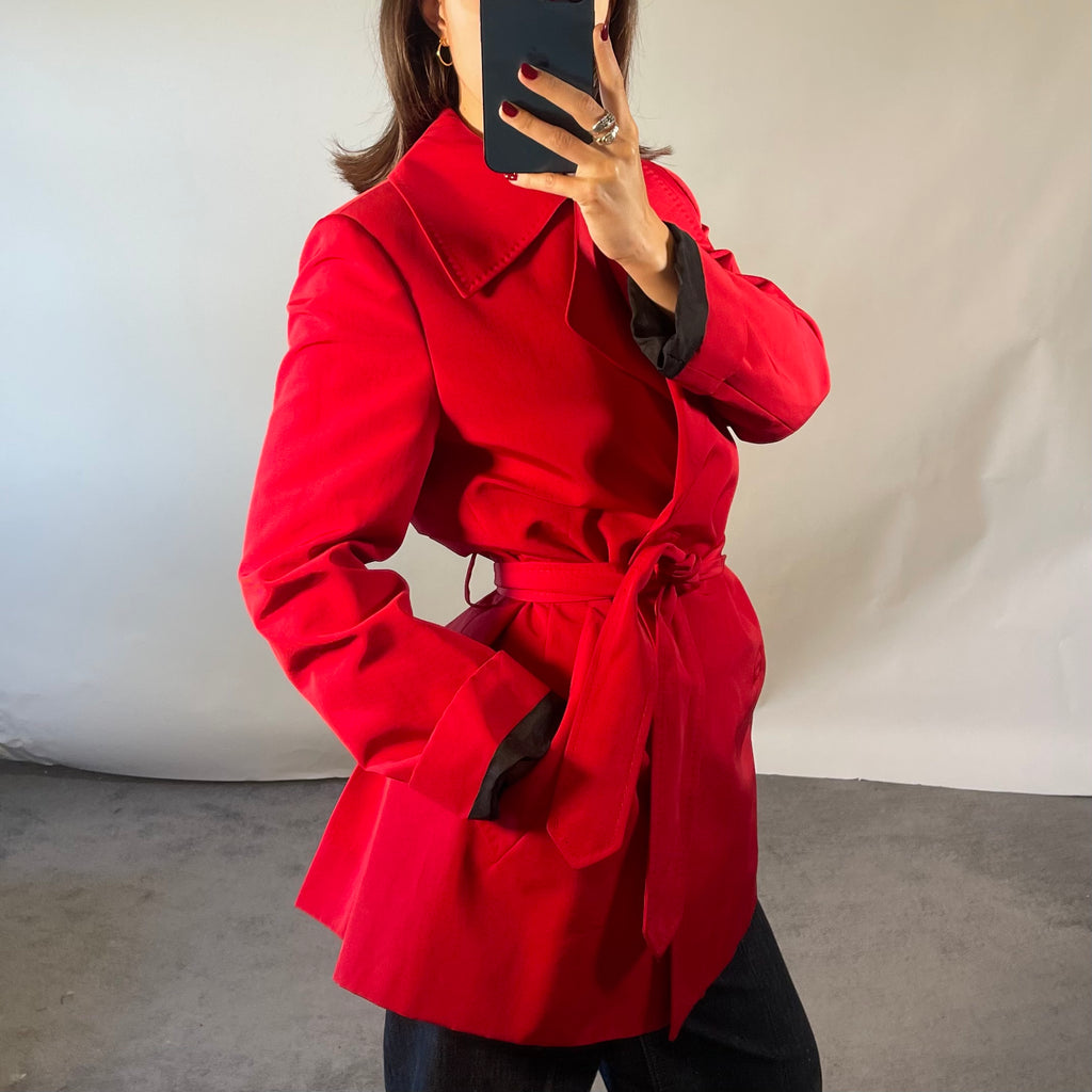 Lanvin UK10 Fr 38 Red Coat