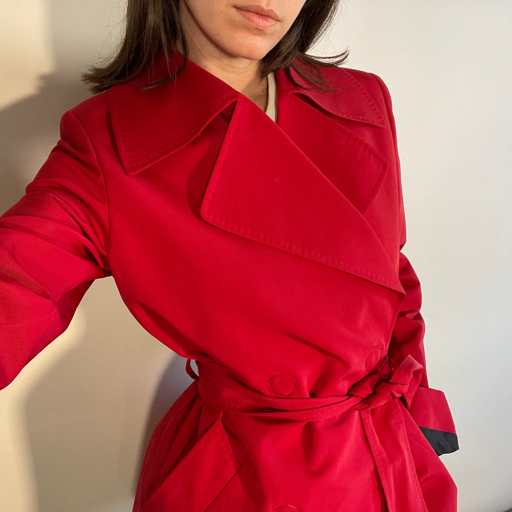 Lanvin UK10 Fr 38 Red Coat