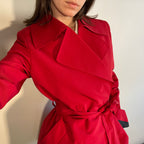 Lanvin UK10 Fr 38 Red Coat