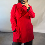 Lanvin UK10 Fr 38 Red Coat