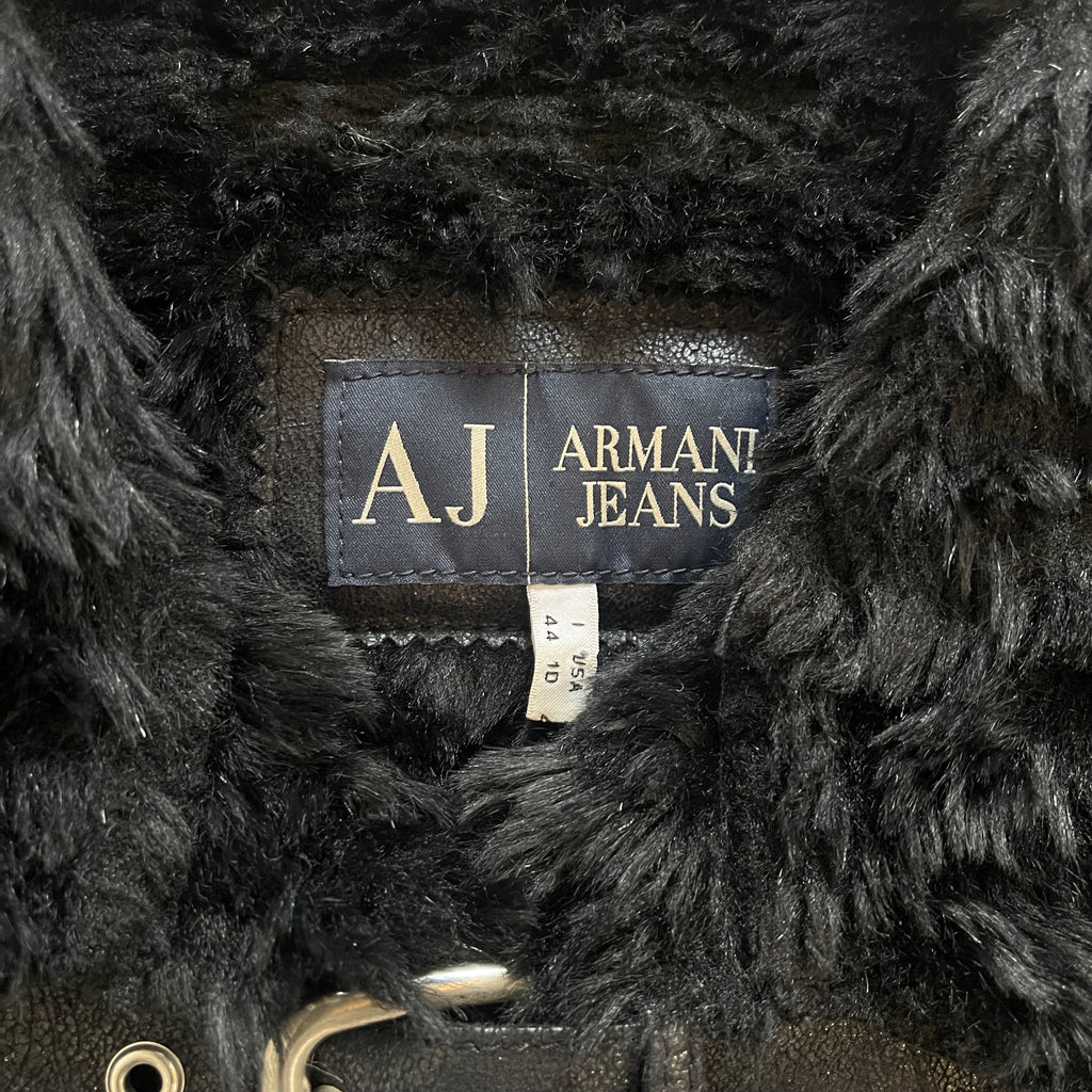 Armani Jeans Vintage Black Jacket UK 14