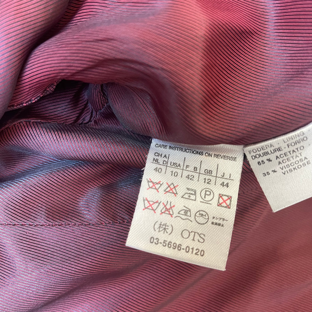 Max Mara UK12 Vintage Suede Leather Jacket
