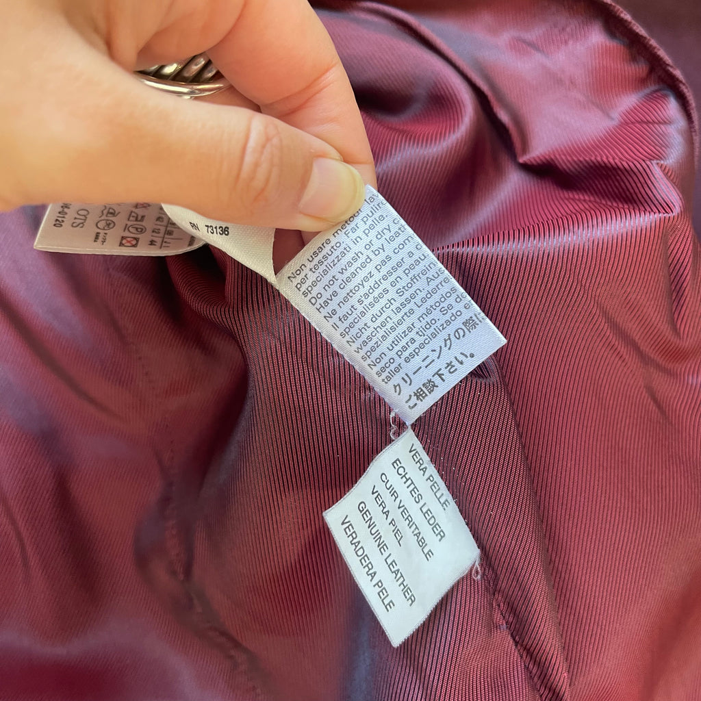 Max Mara UK12 Vintage Suede Leather Jacket