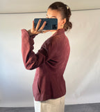 Max Mara UK12 Vintage Suede Leather Jacket