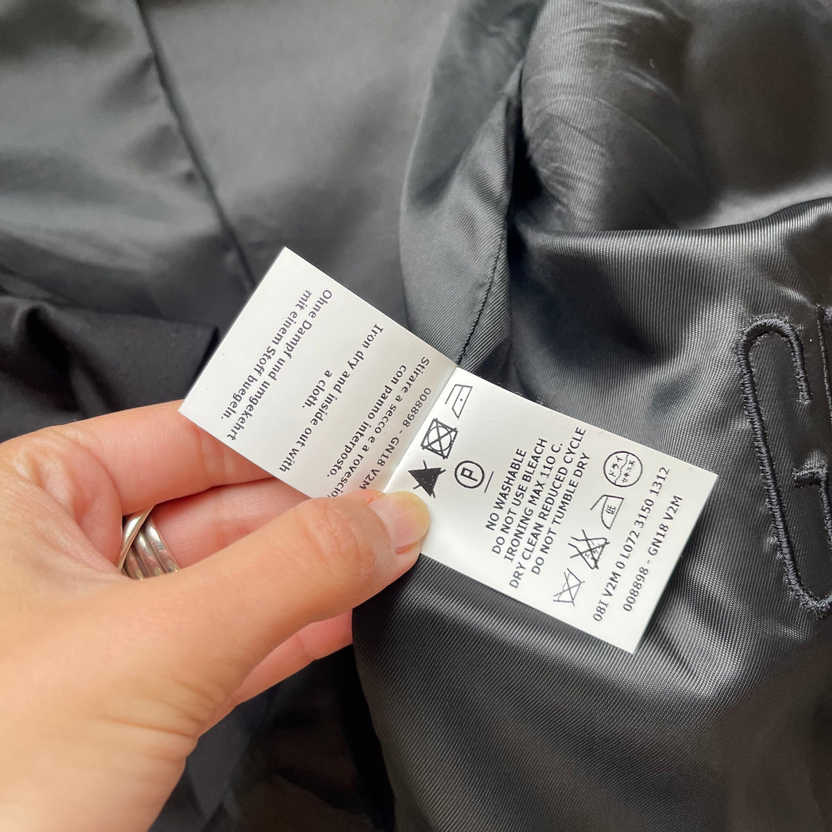 Giambattista Valli Black Wool and Silk Jacket with Bow Front