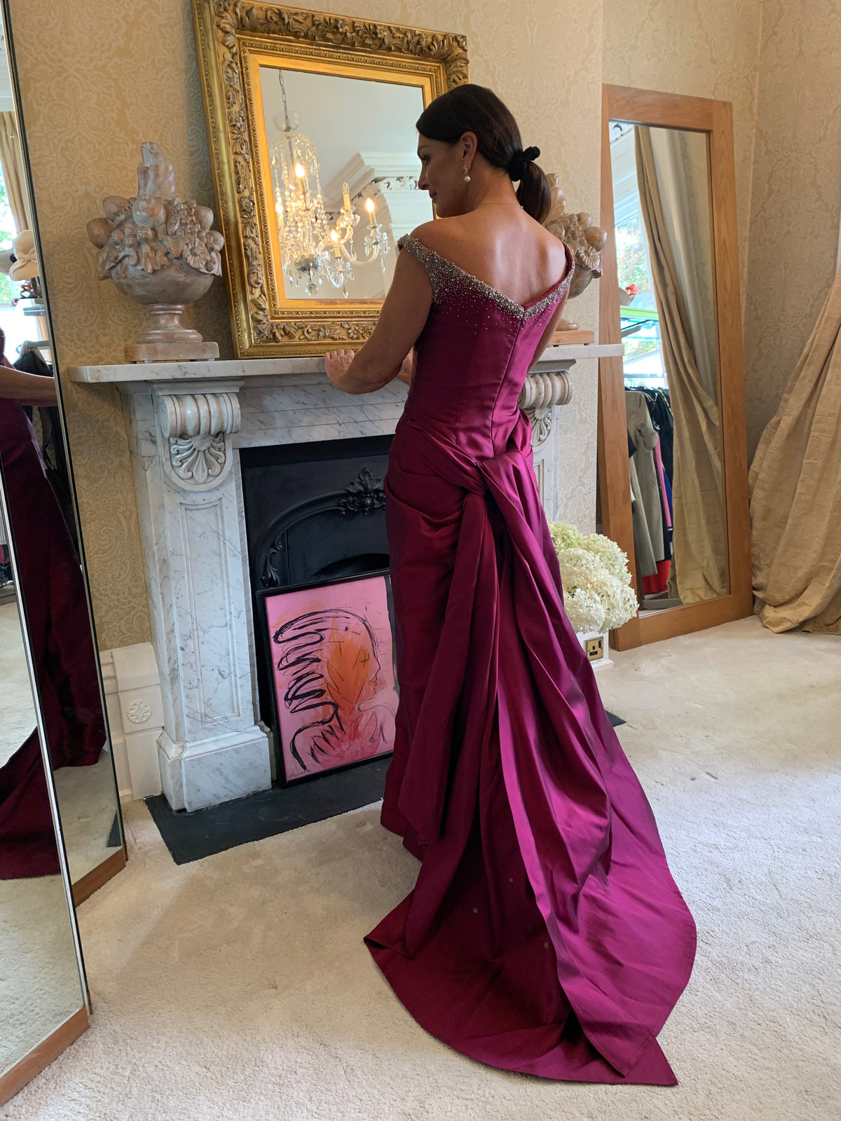 Bruce Oldfield Couture Dress UK M