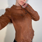 Armani Collezioni IT44 UK12 Jacket Brown Leather