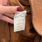 Armani Collezioni IT44 UK12 Jacket Brown Leather