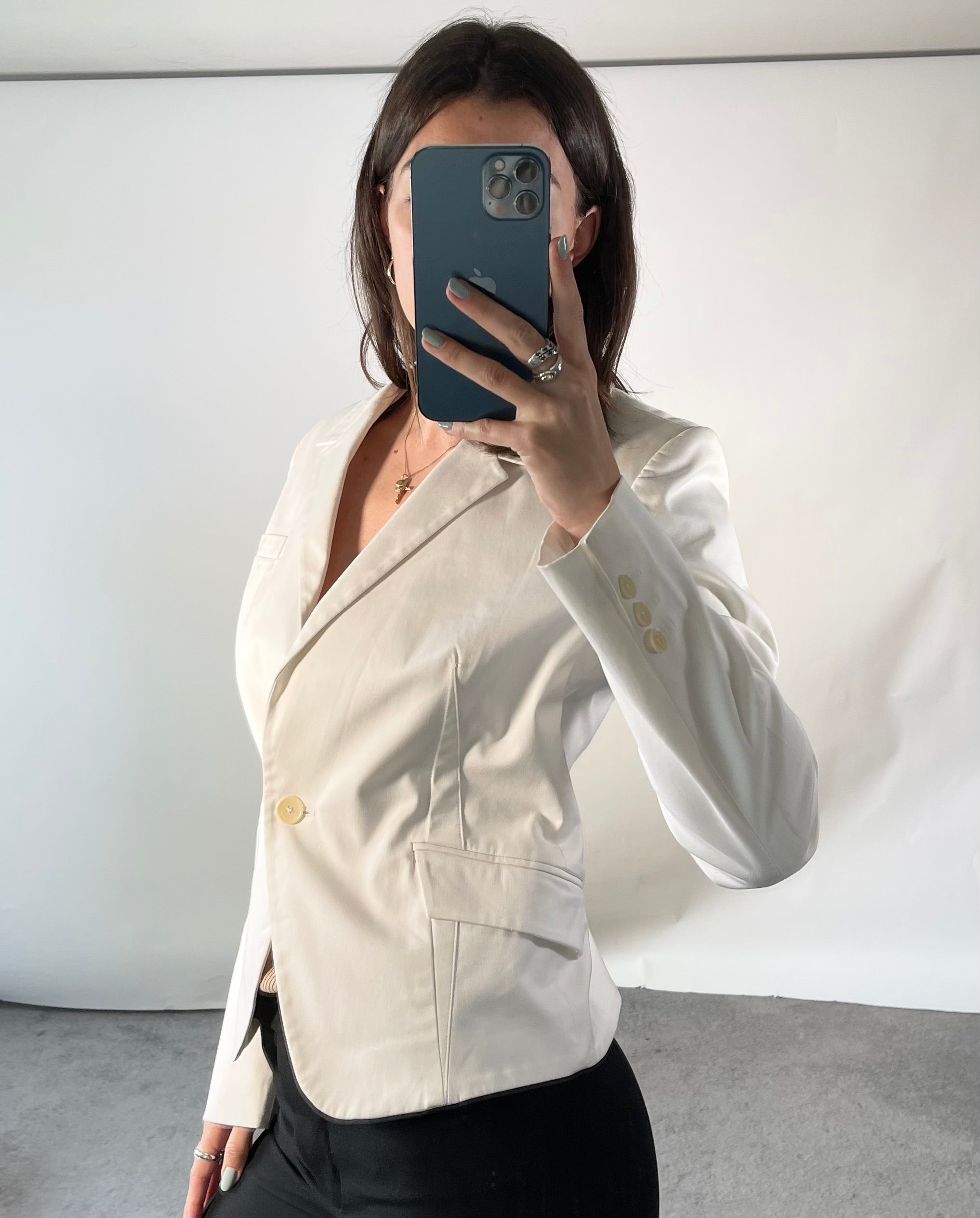 Just Cavalli UK 12 White Blazer