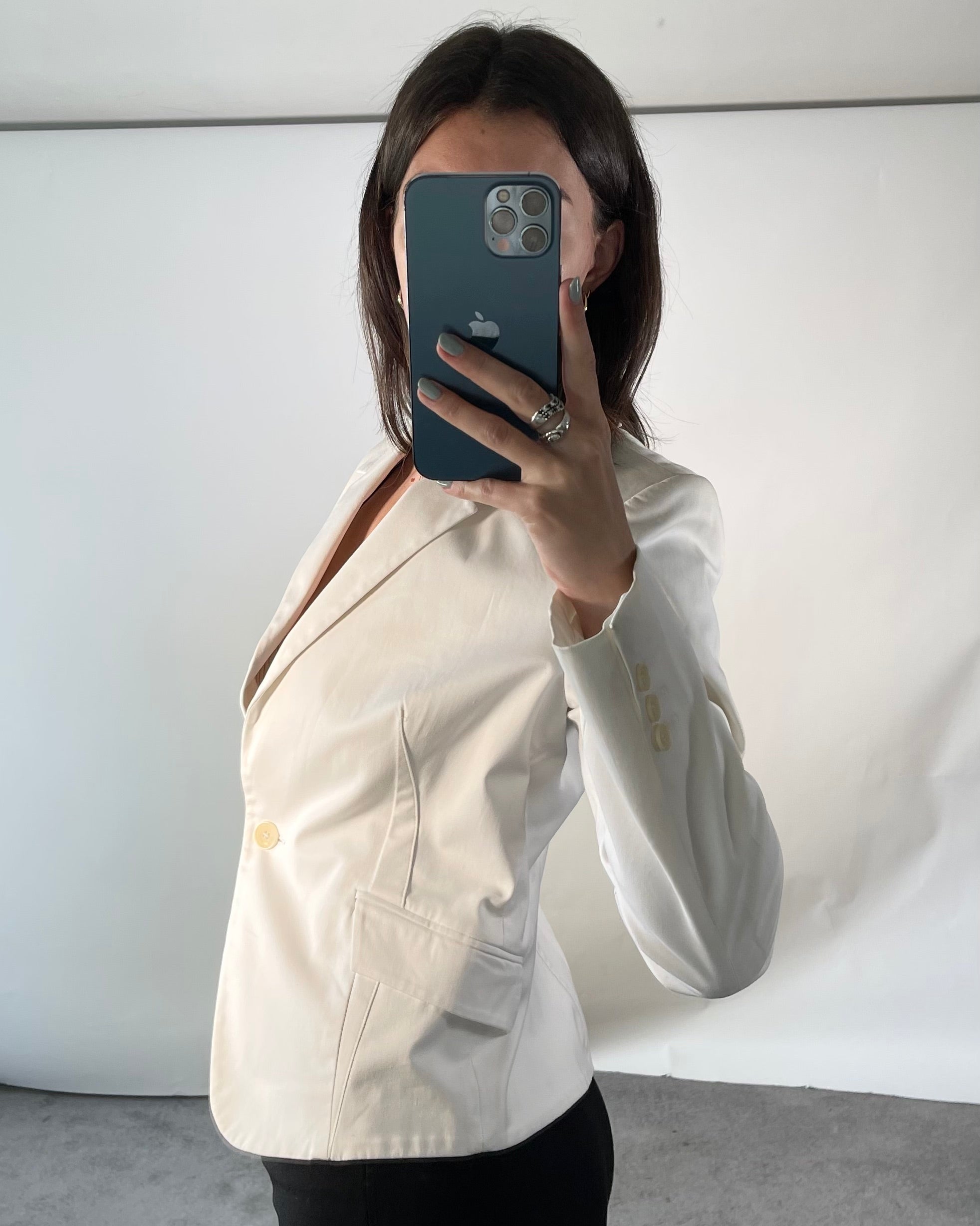 Just Cavalli UK 12 White Blazer
