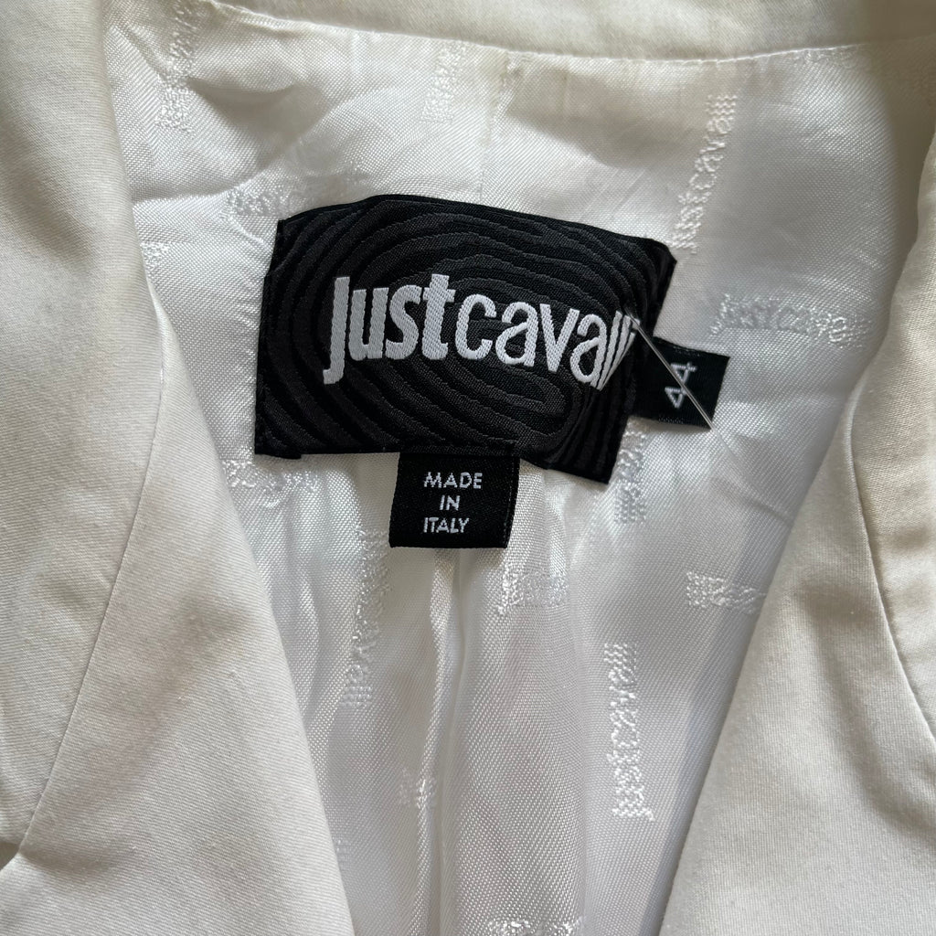 Just Cavalli UK 12 White Blazer