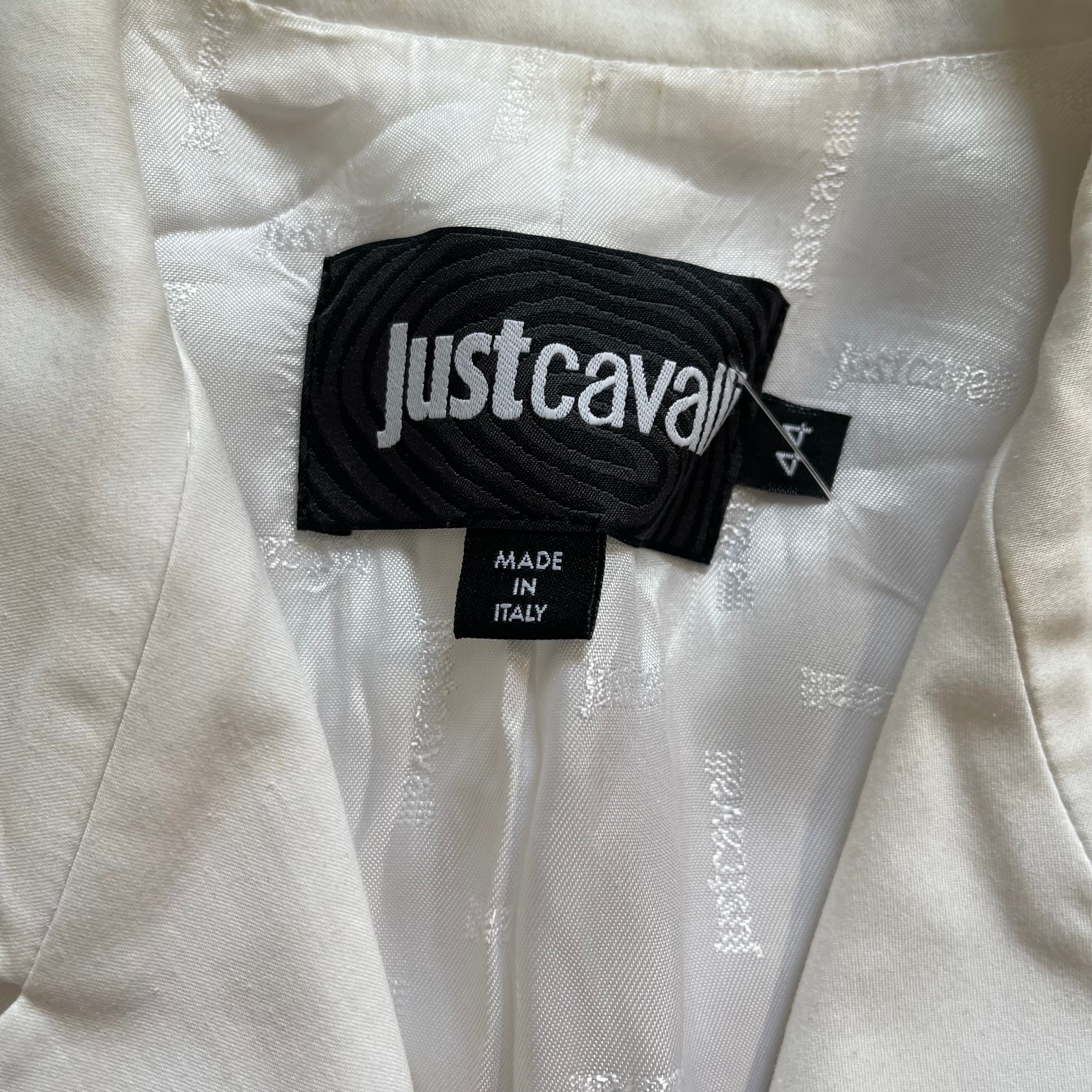 Just Cavalli UK 12 White Blazer