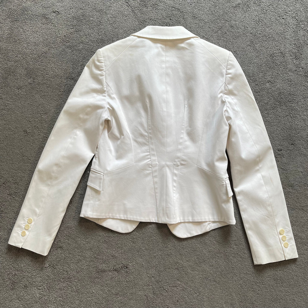 Just Cavalli UK 12 White Blazer