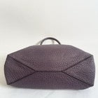 Burberry ‘Dewsbury’ Leather Handbag Grained Leather Cross Body Plum Tote Medium