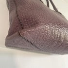 Burberry ‘Dewsbury’ Leather Handbag Grained Leather Cross Body Plum Tote Medium