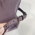Burberry ‘Dewsbury’ Leather Handbag Grained Leather Cross Body Plum Tote Medium