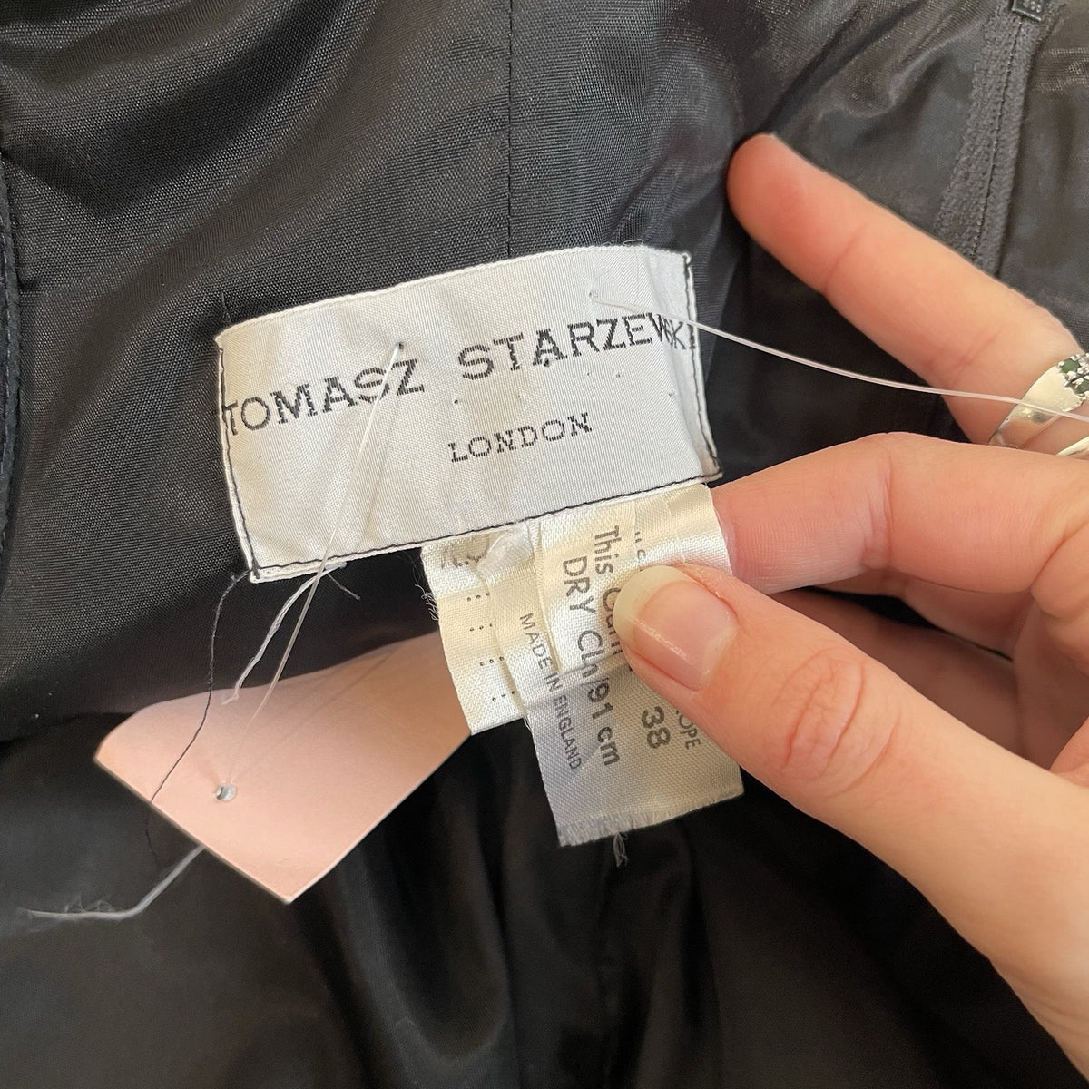Tomasz Starzewski Vintage Dress UK 12