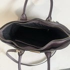 Burberry ‘Dewsbury’ Leather Handbag Grained Leather Cross Body Plum Tote Medium