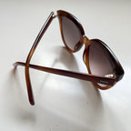 Emilio Pucci EP85 05F Sunglasses Vintage Brown Black Cat Eye 54-19-140