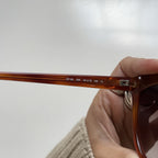 Emilio Pucci EP85 05F Sunglasses Vintage Brown Black Cat Eye 54-19-140