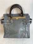 Chloe ‘Shelby’ Bag Grey Leather Tote Gold Hardware Medium Matte Y2K Handbag