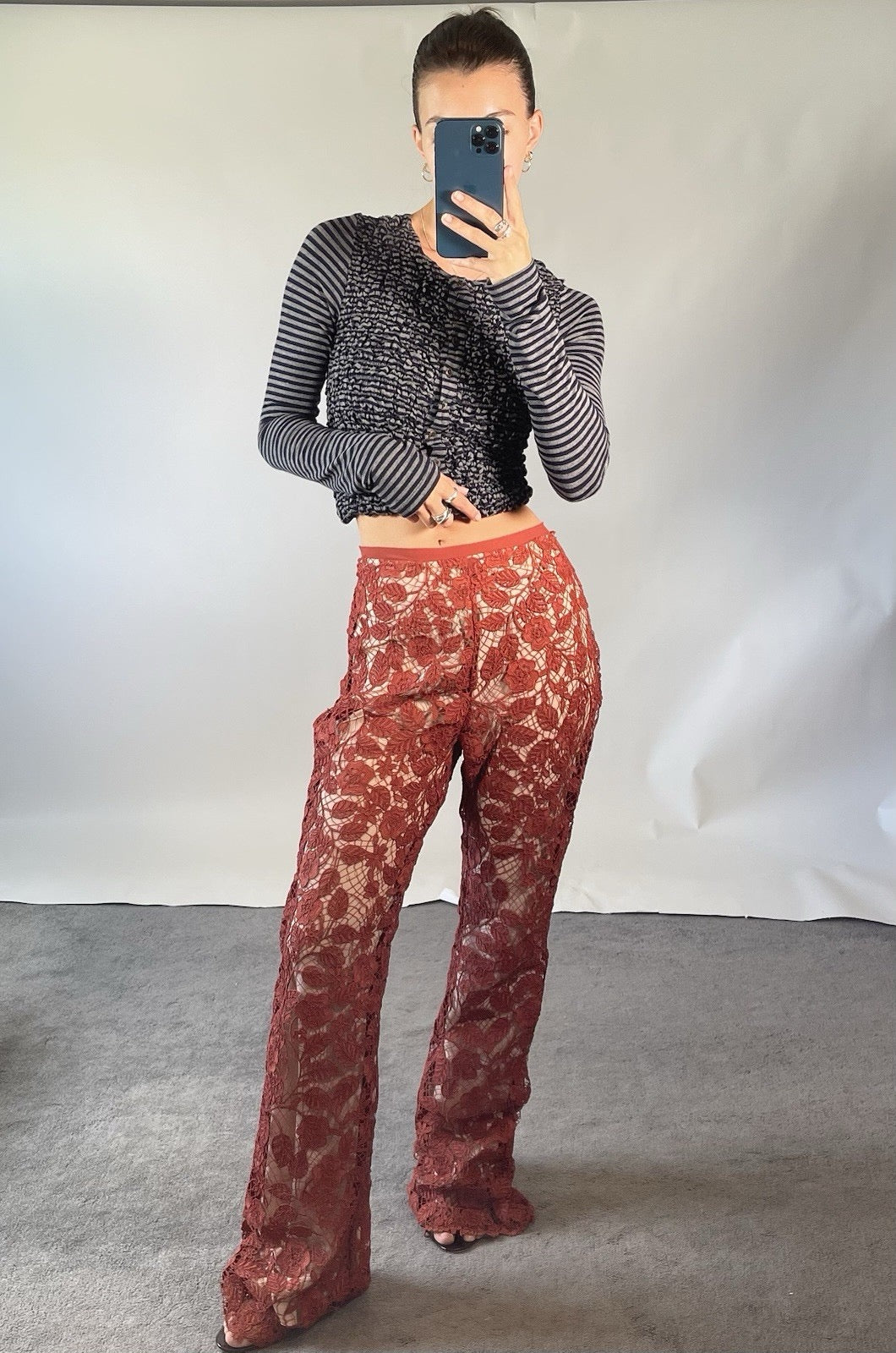 CULT GAIA Lace Trouser US 4 UK 6/8