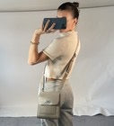 Mulberry ‘Antony’ Bag taupe small classic grain leather crossbody satchel 00s