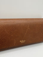 Mulberry ‘Continental Wallet’ Oak Classic Grain Small Foil Embossed Classic