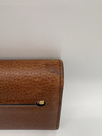 Mulberry ‘Continental Wallet’ Oak Classic Grain Small Foil Embossed Classic