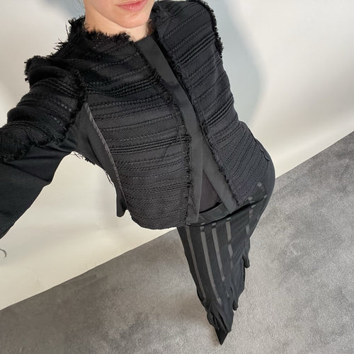 Anna Valentine Vintage Black Suit UK 8