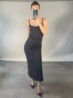 Anna Valentine Vintage Black Suit UK 8