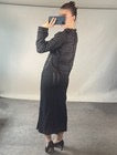 Anna Valentine Vintage Black Suit UK 8