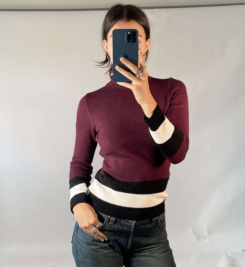 Fusalp UK XS Burgundy Jumper