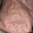 Lanvin ‘Happy Tote’ Bag Pink Beige Leather Quilted Shoulder Crossbody Chain