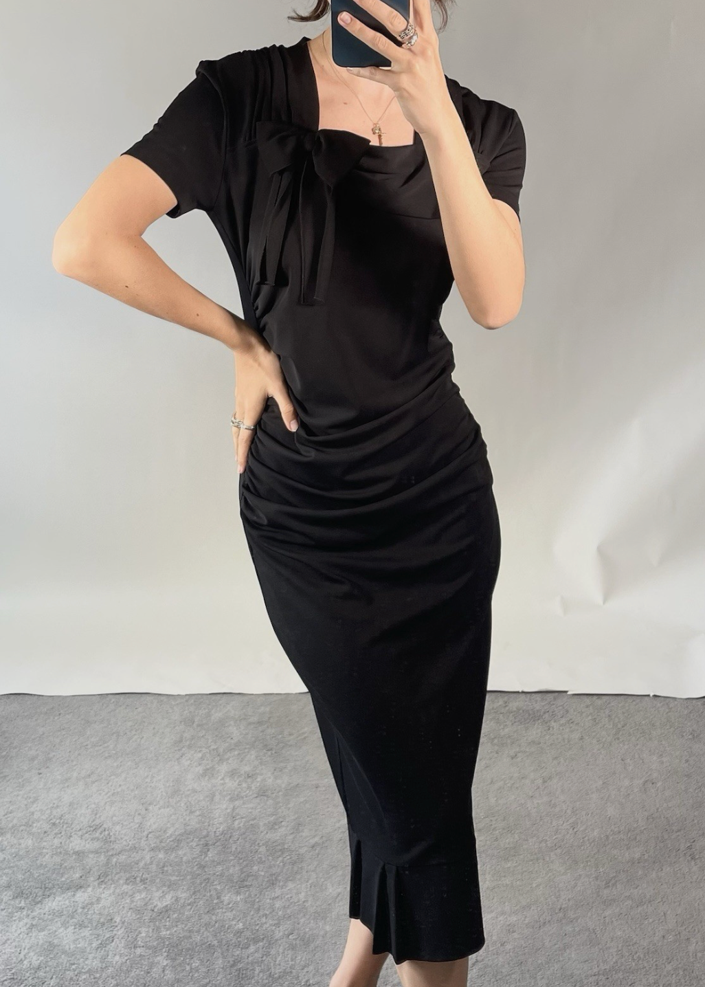 Black Prada Dress UK M