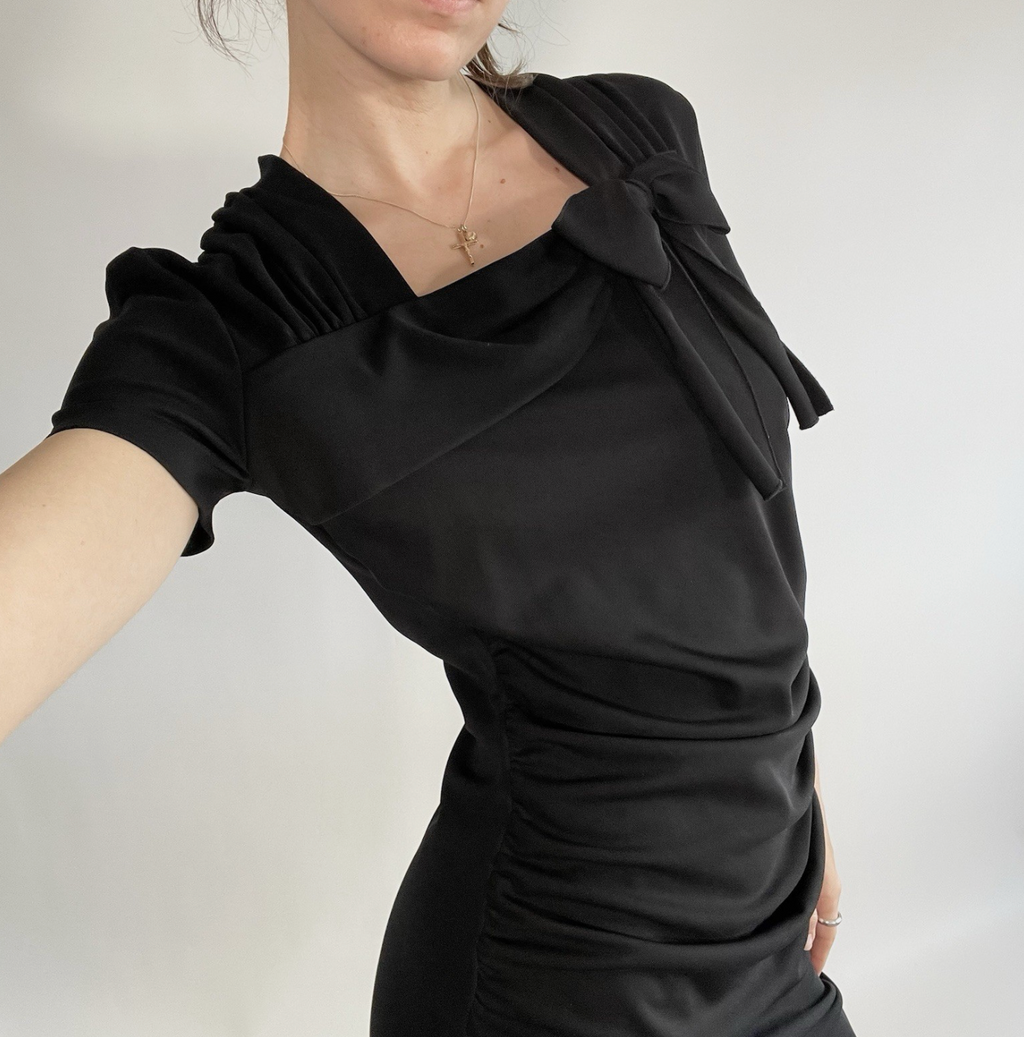 Black Prada Dress UK M