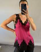 Dolce & Gabbana Silk Blend Pink Blouse UK M