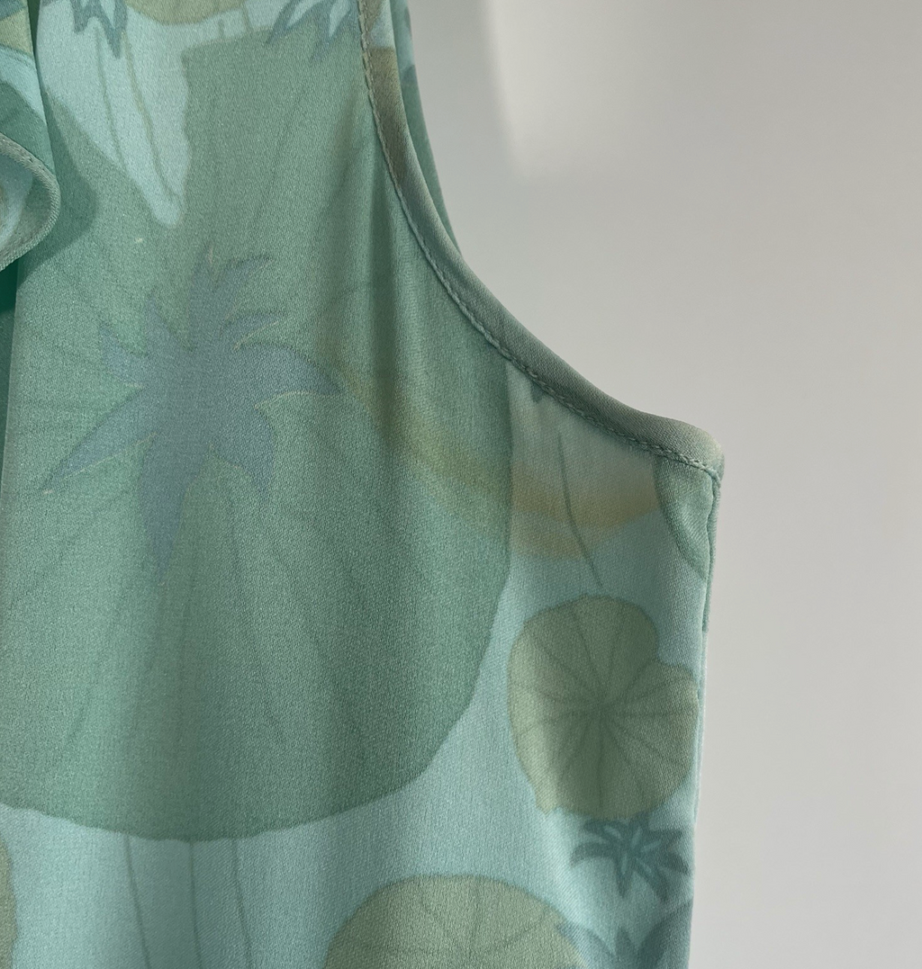 Allegra Hicks UK12/14 Silk Green Midi Dress