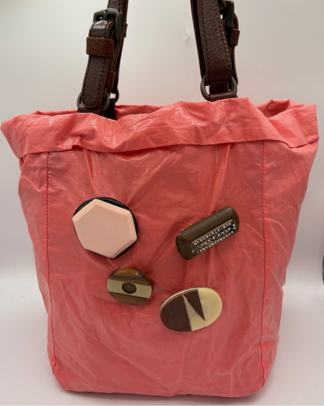 Marni Vintage Pink Tote Bag