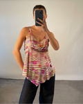 Louise Kennedy Vintage UK14 100% Silk Vest Top
