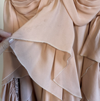 Philip Armstrong UKS Pink Ruched Feathered Dress
