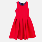 MSGM Red Scuba Mini Dress UK8
