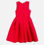 MSGM Red Scuba Mini Dress UK8