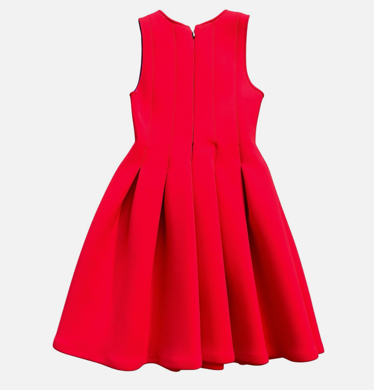 MSGM Red Scuba Mini Dress UK8