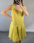 See By Chloe Silk Yellow Mini Dress UK10