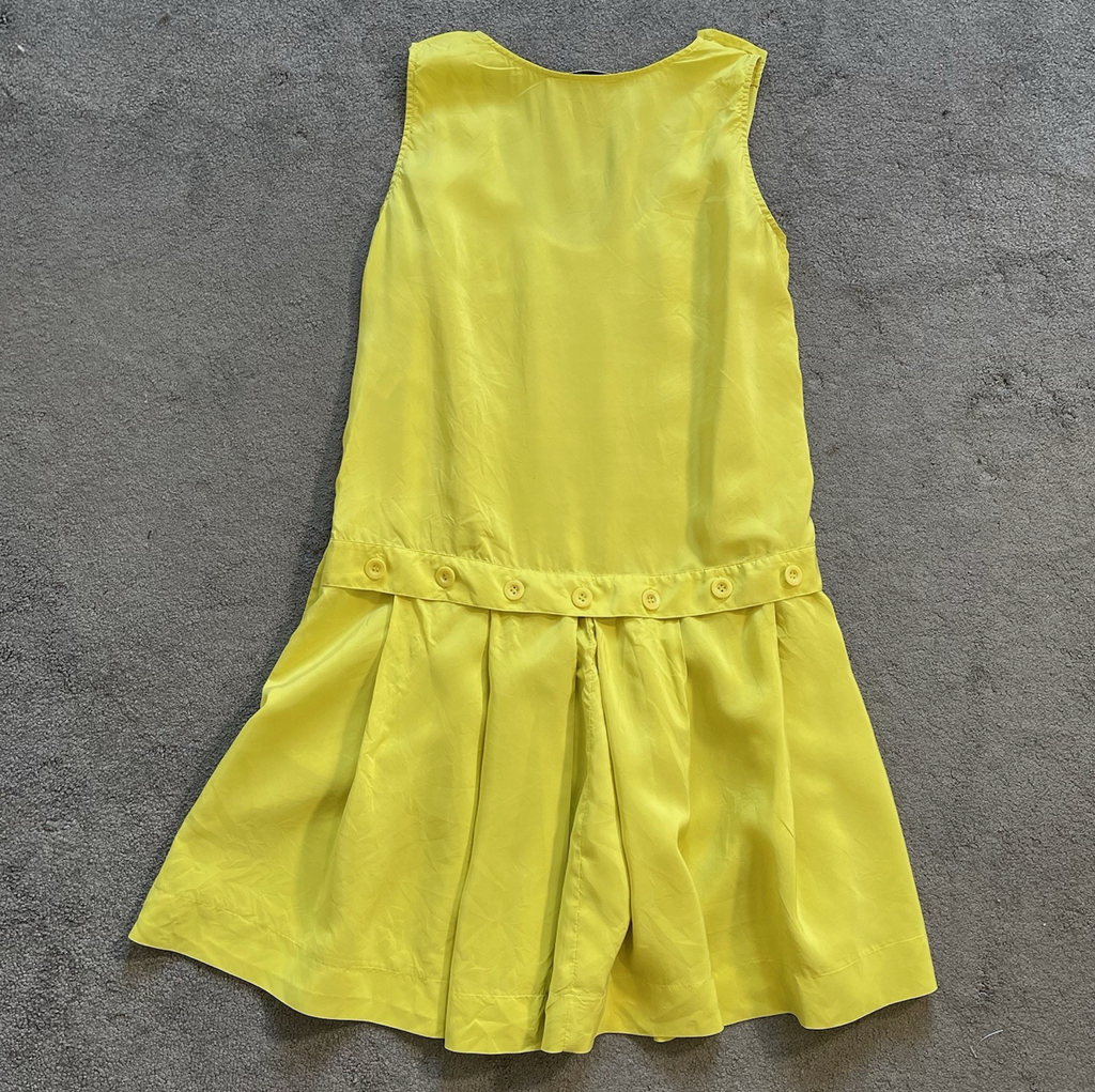 See By Chloe Silk Yellow Mini Dress UK10