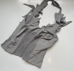 Didier Parakian Two Piece Halter Top & Skirt Frill Hem UK14
