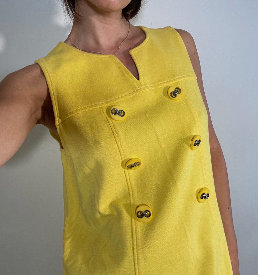 Tibi Vintage A-Line Retro 60s Style Mini Dress UKL