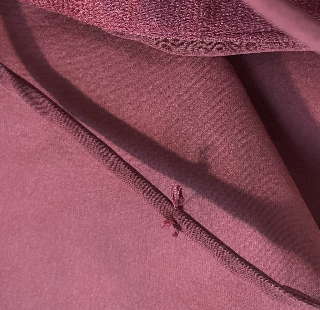 Magda Butrym x H&M Rose Appliquéd Burgundy Satin Mini Dress UK 16