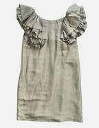 See By Chloe Olive Silk Blend Mini Dress UKM